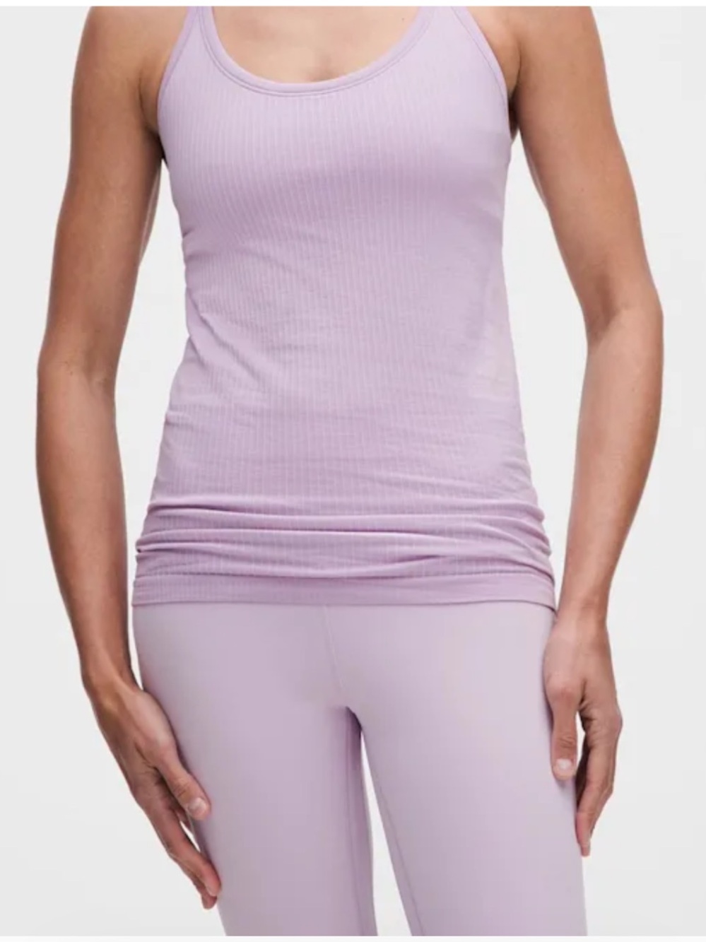 Lululemon Ebb Street Tank Top. Size 8 Lilac